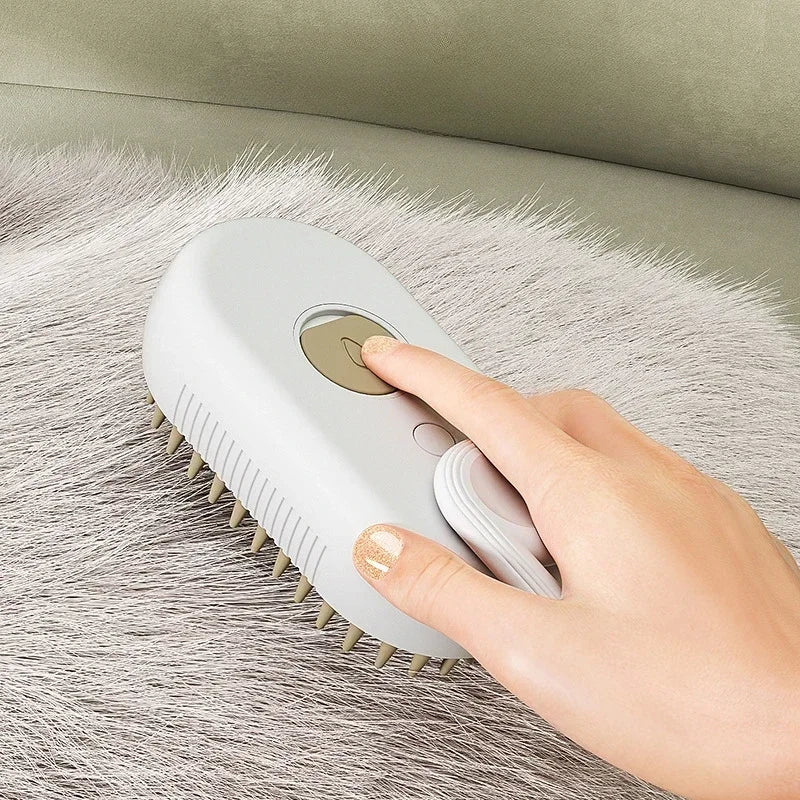 Pet Spray Grooming Comb – De-Shedding & Styling Tool for Dogs & Cats