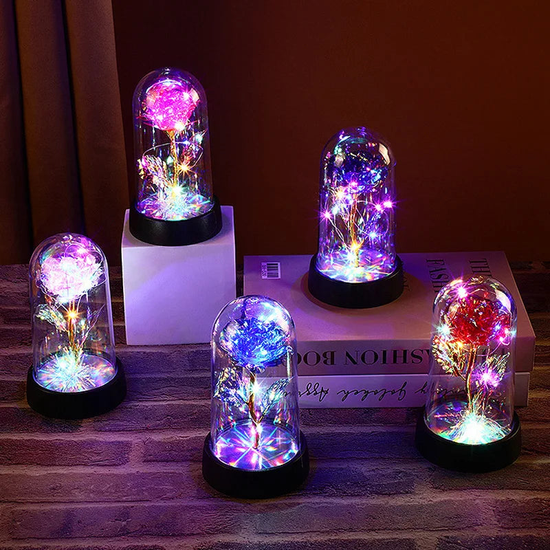 Galaxy Eternal Rose – Preserved Flower in Glass Dome