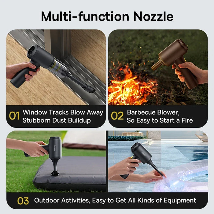 Handheld Car Vacuum Cleaner – Wireless, Dry & Wet Use